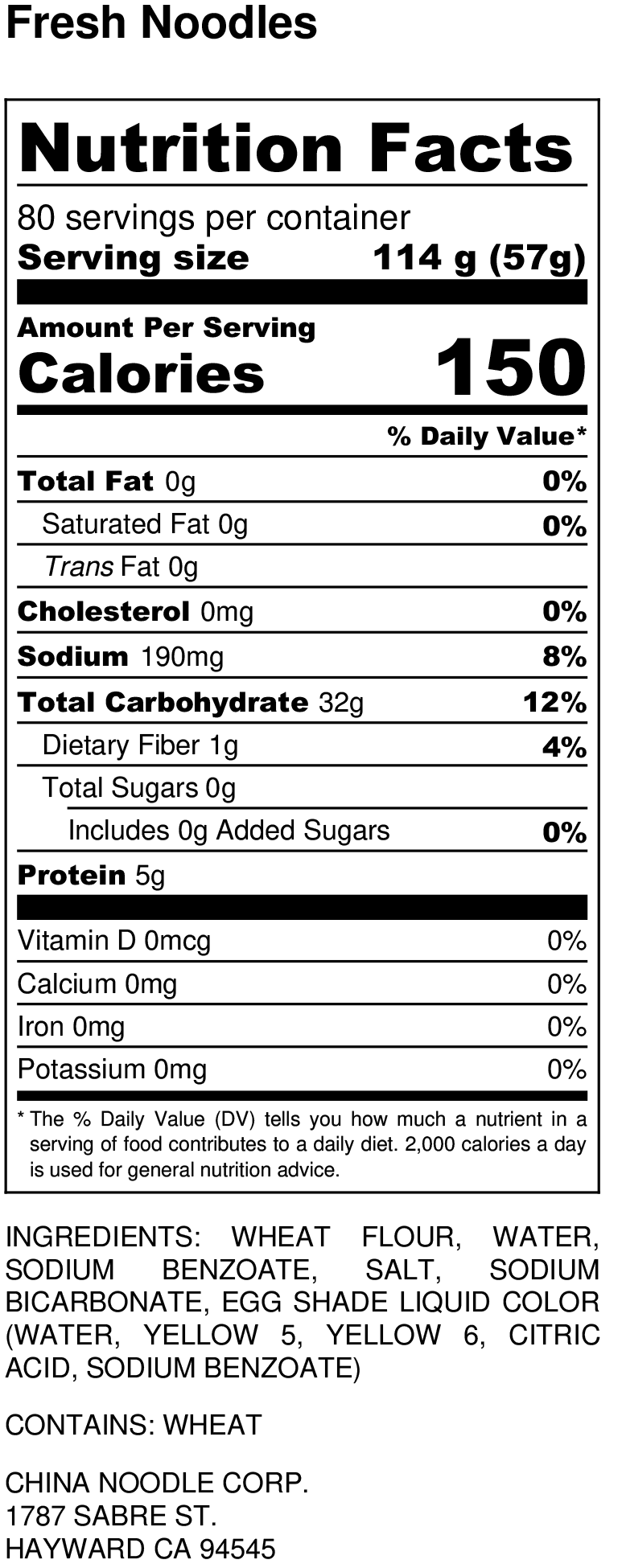 Nutrition Facts